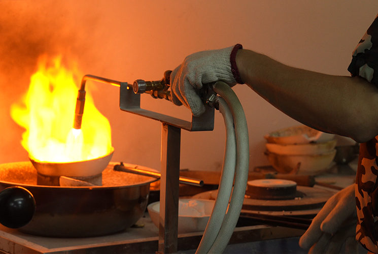 Silver jewelry casting