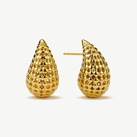 solid gold earrings