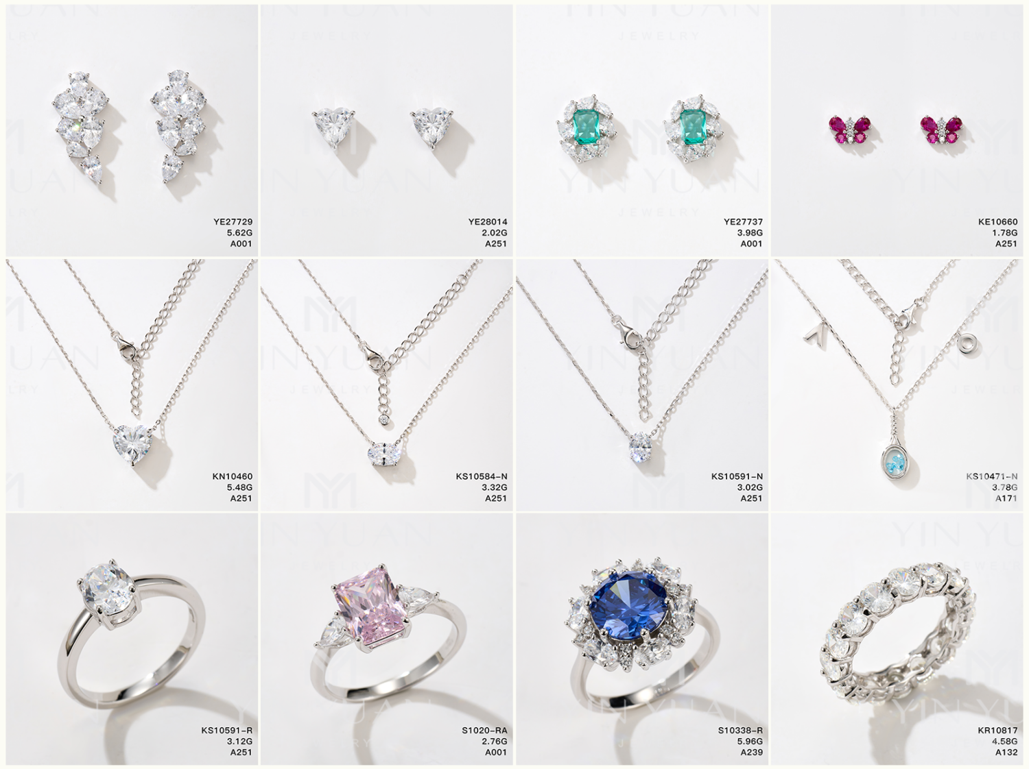 yinyuan lab grown diamond jewelry catalog