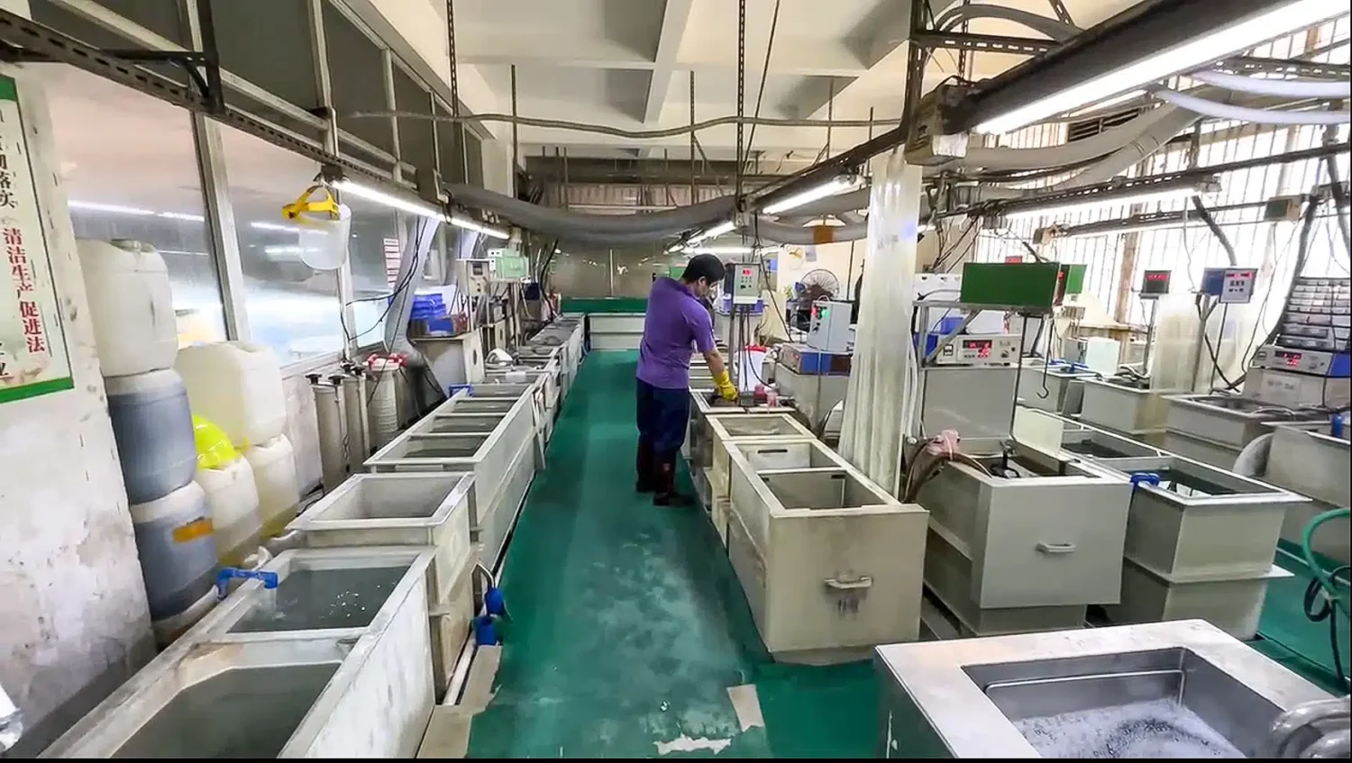 In-house gold vermeil jewelry plating factory