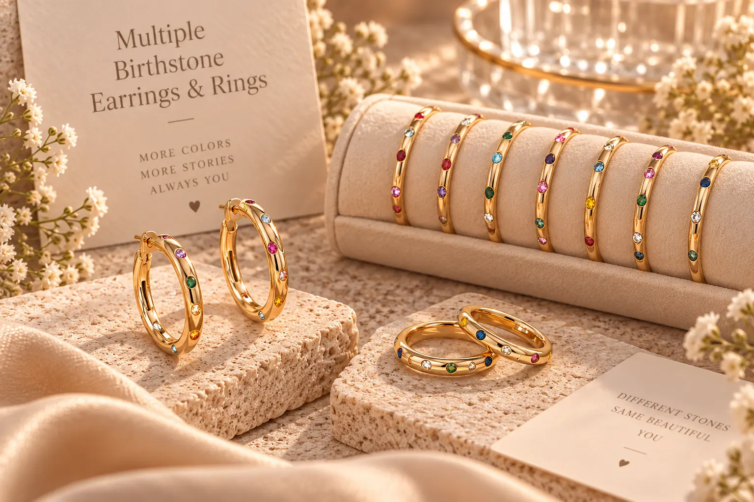 multiple birthstone jewelry