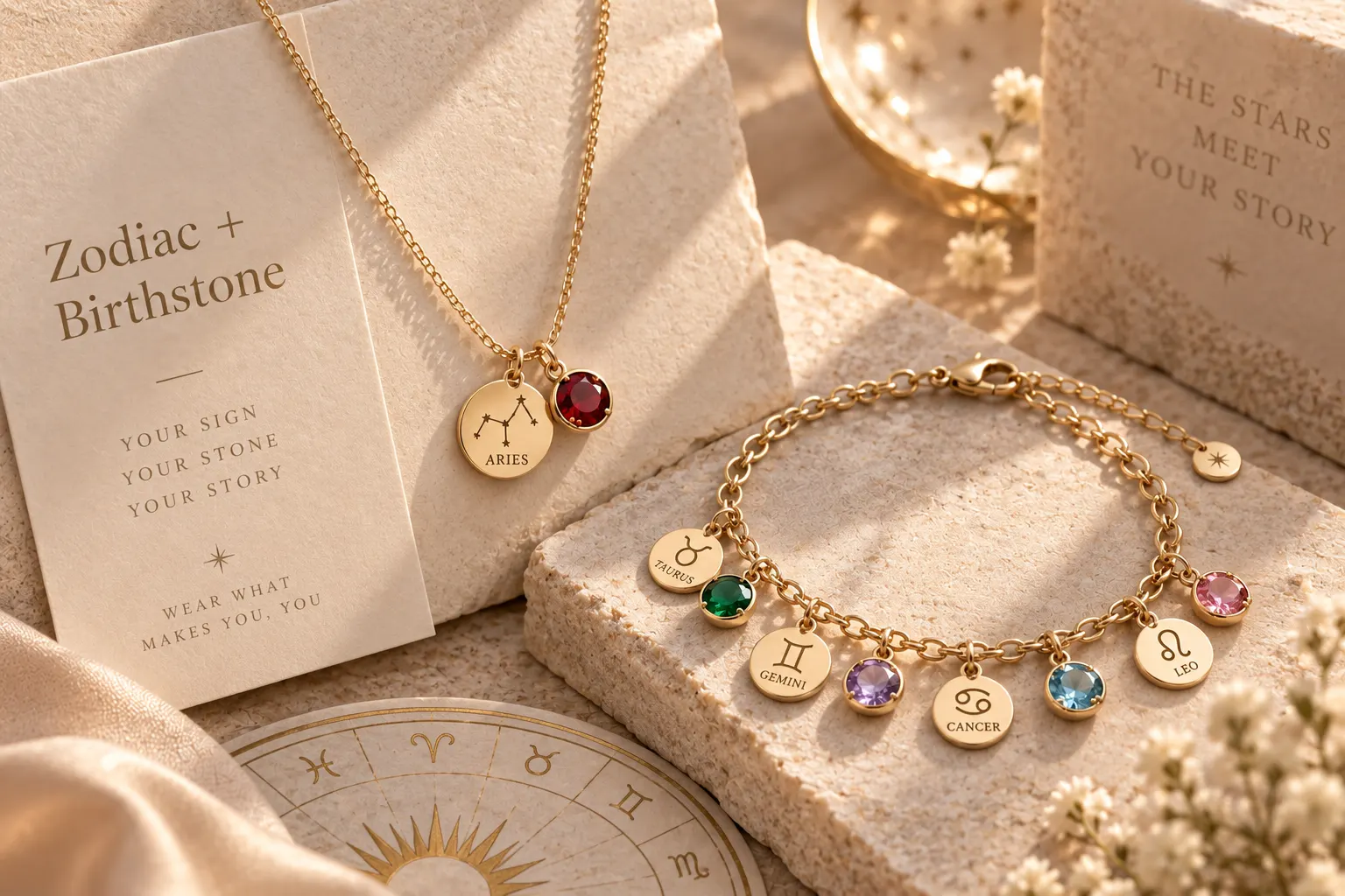 zodiac birthstone jewelry